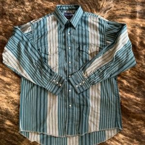 Wrangler Vintage Single Stitch Pearl Snap